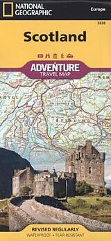 Carte (de géographie) National Geographic Adventure Travel Map Scotland de National Geographic