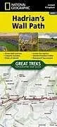 gefaltete (Land)Karte Hadrian's Wall Path Trail Map (4009) von Nat Geo Maps