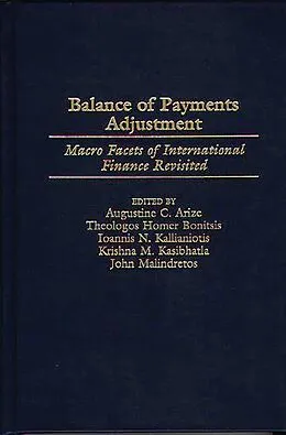 E-Book (pdf) Balance of Payments Adjustment von Augustine C. Arize, Theologos H. Bonitsis, Ioannis Kallianiotis
