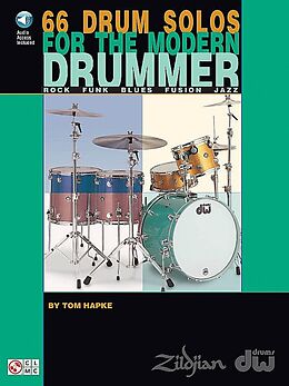 Kartonierter Einband 66 Drum Solos for the Modern Drummer Rock * Funk * Blues * Fusion * Jazz Book/Online Audio von Tom Hapke