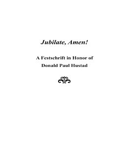 eBook (pdf) Jubilate, Amen! de Paul A. Richardson