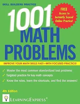 E-Book (epub) 1,001 Math Problems von LearningExpress LLC