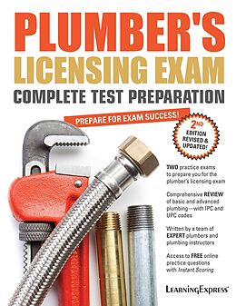 eBook (epub) Plumber's Licensing Exam de LearningExpress LLC Editors