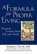 E-Book (epub) A Formula for Proper Living von Md Twerski