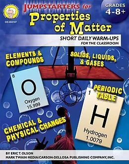 E-Book (pdf) Jumpstarters for Properties of Matter, Grades 4 - 8 von Eric T. Olson