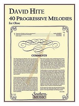 , Apollon Marie Rose Barrett Notenblätter 40 progessive Melodies for 1-2 oboes