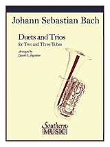 Johann Sebastian Bach Notenblätter Duets and Trios for 2 and 3 tubas