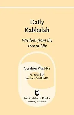 E-Book (epub) Daily Kabbalah von Gershon Winkler