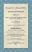 Livre Relié A Pocket Dictionary of the Law of Bills of Exchange, Promissory Notes, Bank Notes, Checks, &c. [1808] de John Irwing Maxwell