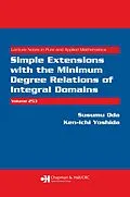 PDF Simple Extensions with the Minimum Degree Relations of Integral Domains von Susumu Oda, Ken-Ichi Yoshida