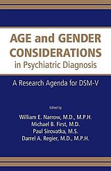 eBook (epub) Age and Gender Considerations in Psychiatric Diagnosis de 