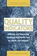 E-Book (pdf) Quality Indicators von American Psychiatric Association