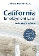 Couverture cartonnée California Employment Law de James J McDonald