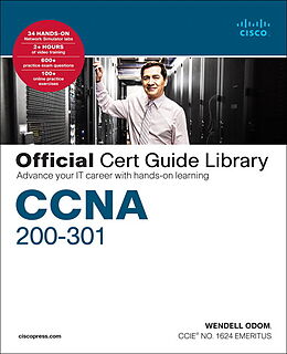Couverture cartonnée CCNA 200-301 Official Cert Guide Library de Wendell Odom