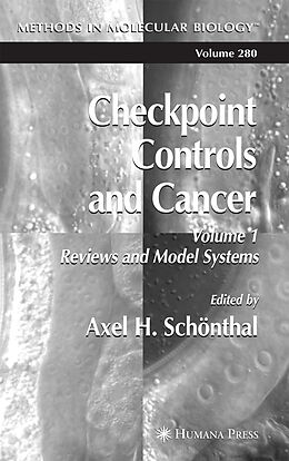 Fester Einband Checkpoint Controls and Cancer von 