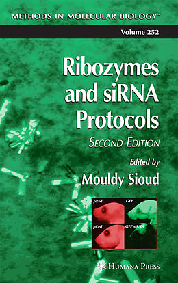 Livre Relié Ribozymes and siRNA protocols de 