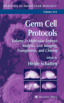Fester Einband Germ Cell Protocols von 