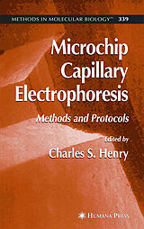 Livre Relié Microchip Capillary Electrophoresis de 