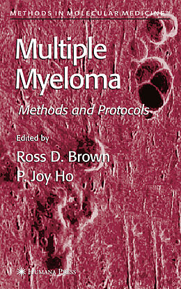 Livre Relié Multiple Myeloma de Ross D.; Ho, P. Joy Brown