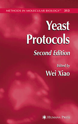 Fester Einband Yeast Protocols von Wei Xiao