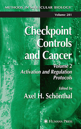 Fester Einband Checkpoint Controls and Cancer von Axel H. Schonthal