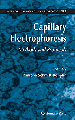 Fester Einband Capillary Electrophoresis von 