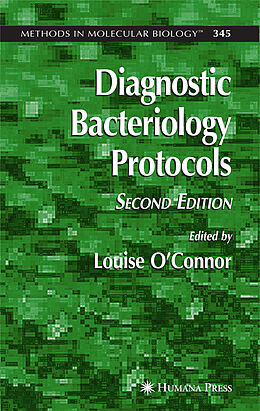 Fester Einband Diagnostic Bacteriology Protocols von 