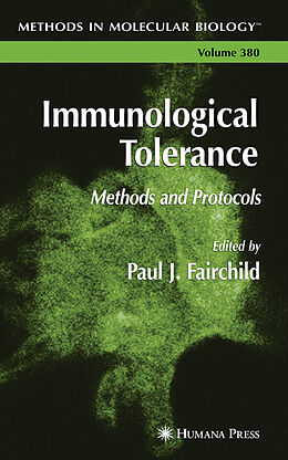Fester Einband Immunological Tolerance von 