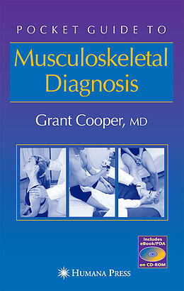 Couverture cartonnée Pocket Guide to Musculoskeletal Diagnosis de Grant Cooper