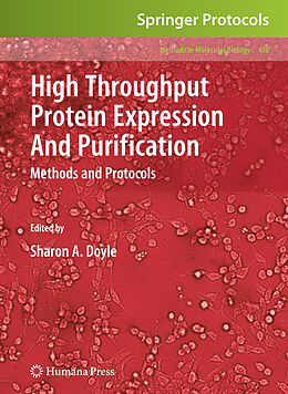 Fester Einband High Throughput Protein Expression and Purification von 