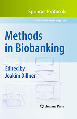 Livre Relié Methods in Biobanking de 