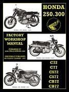 Couverture cartonnée Honda Motorcycles Workshop Manual 250-305 Twins 1960-1969 de Honda Motor