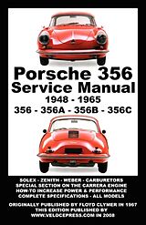 Couverture cartonnée Porsche 356 Owners Workshop Manual 1948-1965 de Floyd Clymer