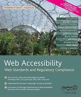 Couverture cartonnée Web Accessibility de Richard Rutter, Patrick H. Lauke, Cynthia Waddell