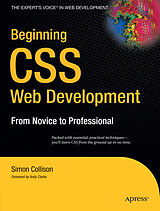 Couverture cartonnée Beginning CSS Web Development de Simon Collison