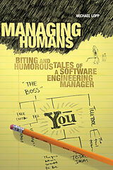 Couverture cartonnée Managing Humans de Michael Lopp