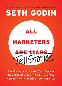 Couverture cartonnée All Marketers are Liars de Seth Godin