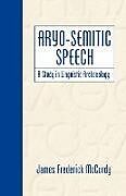 Couverture cartonnée Aryo-Semitic Speech de James F. McCurdy