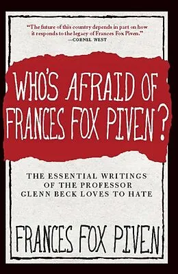 E-Book (epub) Who's Afraid of Frances Fox Piven? von Frances Fox Piven