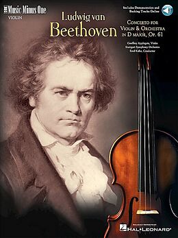 Couverture cartonnée Beethoven - Violin Concerto in D Major, Op. 61 de Ludwig Van Beethoven