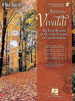 Loseblatt Vivaldi - Le Quattre Stagioni (the Four Seasons) for Violin and Orchestra Book/Online Audio (Music Minus One Violin) [With 2 CDs] von Michael Metelka