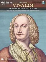 Antonio Vivaldi Notenblätter Music minus one flute (+online audio)