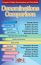 eBook (epub) Denominations Comparison de Rose Publishing