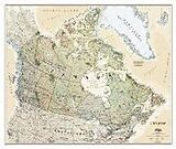 (Land)Karte National Geographic Canada Wall Map - Executive - Laminated (38 X 32 In) von National Geographic Maps