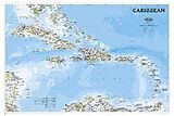 (Land)Karte National Geographic Caribbean Wall Map - Classic - Laminated (Poster Size: 36 X 24 In) von National Geographic Maps