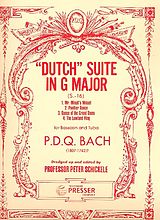 P.D.Q. alias Schickele, Peter Bach Notenblätter Dutch Suite in D Major for bassoon