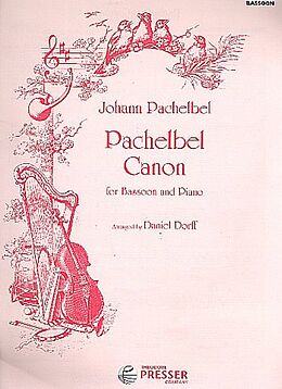 Johann Pachelbel Notenblätter Canon