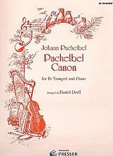 Johann Pachelbel Notenblätter Canon for trumpet and piano