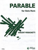 Vincent Persichetti Notenblätter Parable op.120