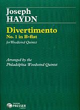 Franz Joseph Haydn Notenblätter Divertimento b-flat no.1
